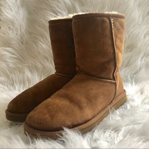 UGG Australia classic short chestnut brown